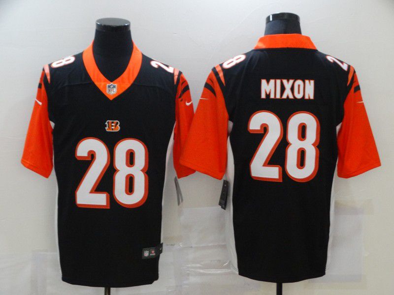 Men Cincinnati Bengals #28 Mixon Black Nike Vapor Untouchable Limited 2020 NFL Nike Jerseys->dallas cowboys->NFL Jersey